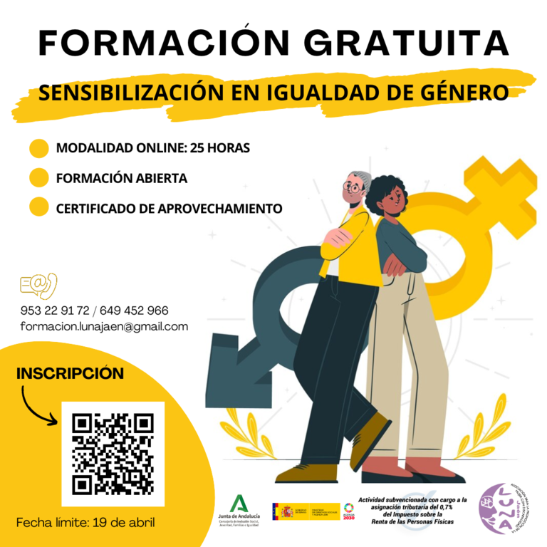 Curso gratuito de Sensibilización en Igualdad de Género | Facultad de ...