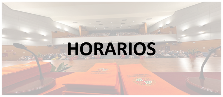HORARIOS